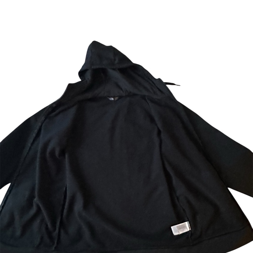The North Face Black Jacket with Half Dome Red Logo Full Zip Men’s Small - Picture 4 of 6